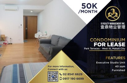 For Lease - Executive studio -Park Terraces - West st, Makati City